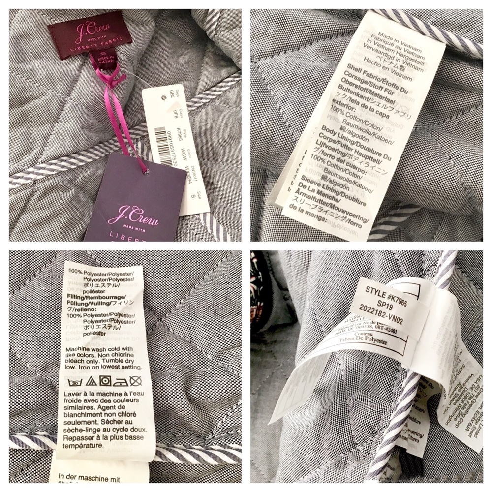 Sold J. Crew Liberty Quilted Downtown Field Jacket - Picture 7 of 8